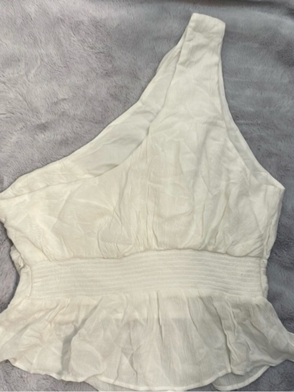3 for $50 Free People Ellie‎ One Shoulder Top size Small - Picture 4 of 6